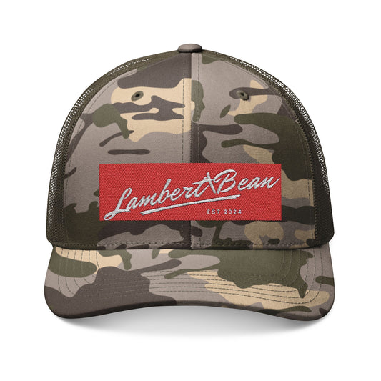 Lambert|Bean Camouflage Trucker Hat (Embroidery)