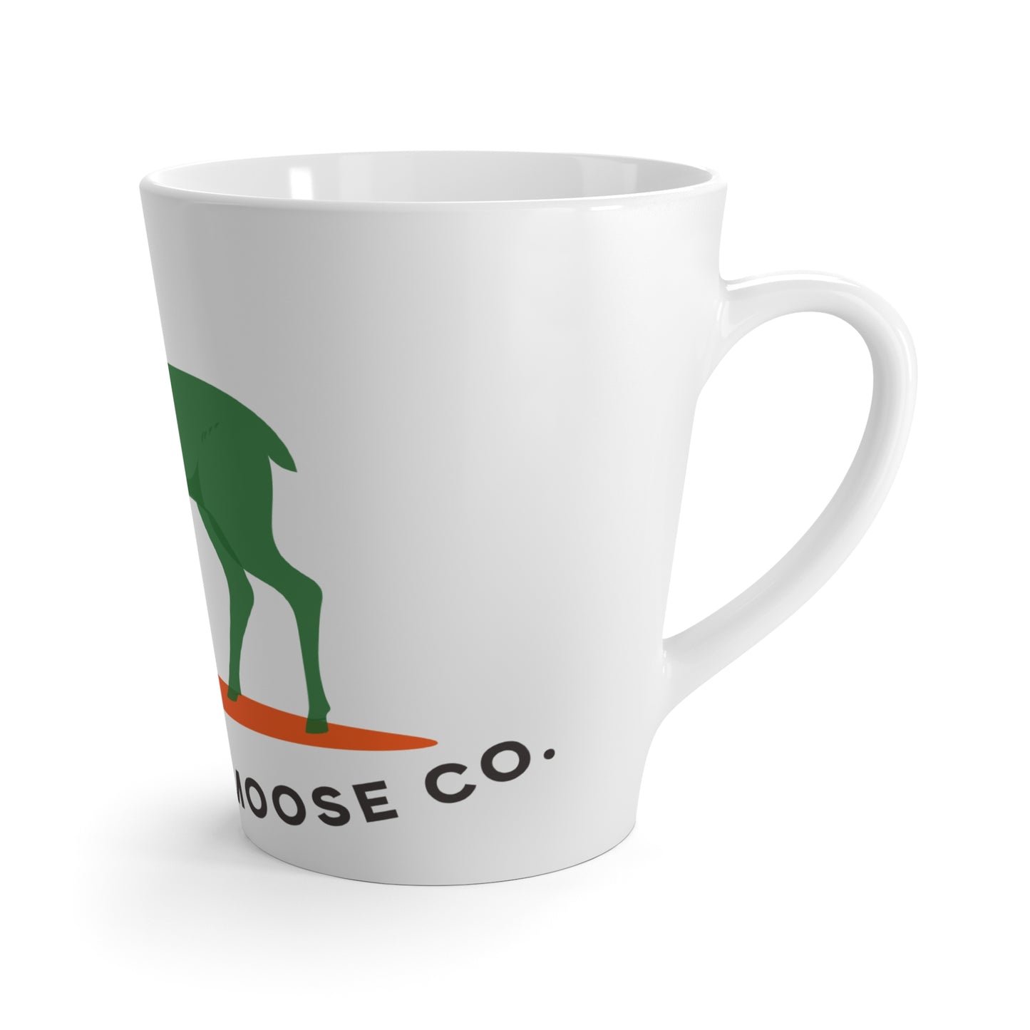 Horny Moose Latte Mug - Fun Coffee Cup for Nature Lovers