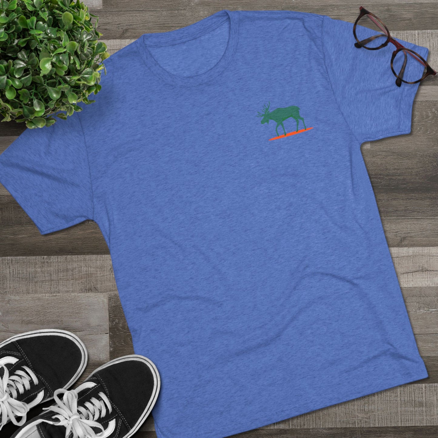 The Horny Moose Graphic T-Shirt | Tri-Blend Crew Tee