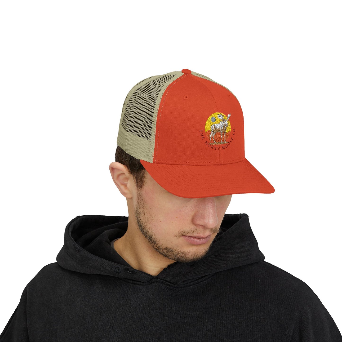 The Horny Moose Co. Snapback Trucker Cap - Stylish Outdoor Hat for Adventure Lovers