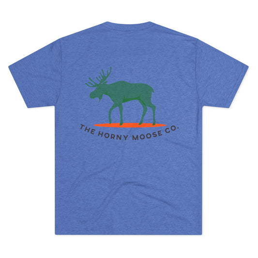 The Horny Moose Graphic T-Shirt | Tri-Blend Crew Tee