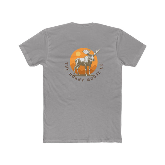 Moose Slate Cotton Crew Tee