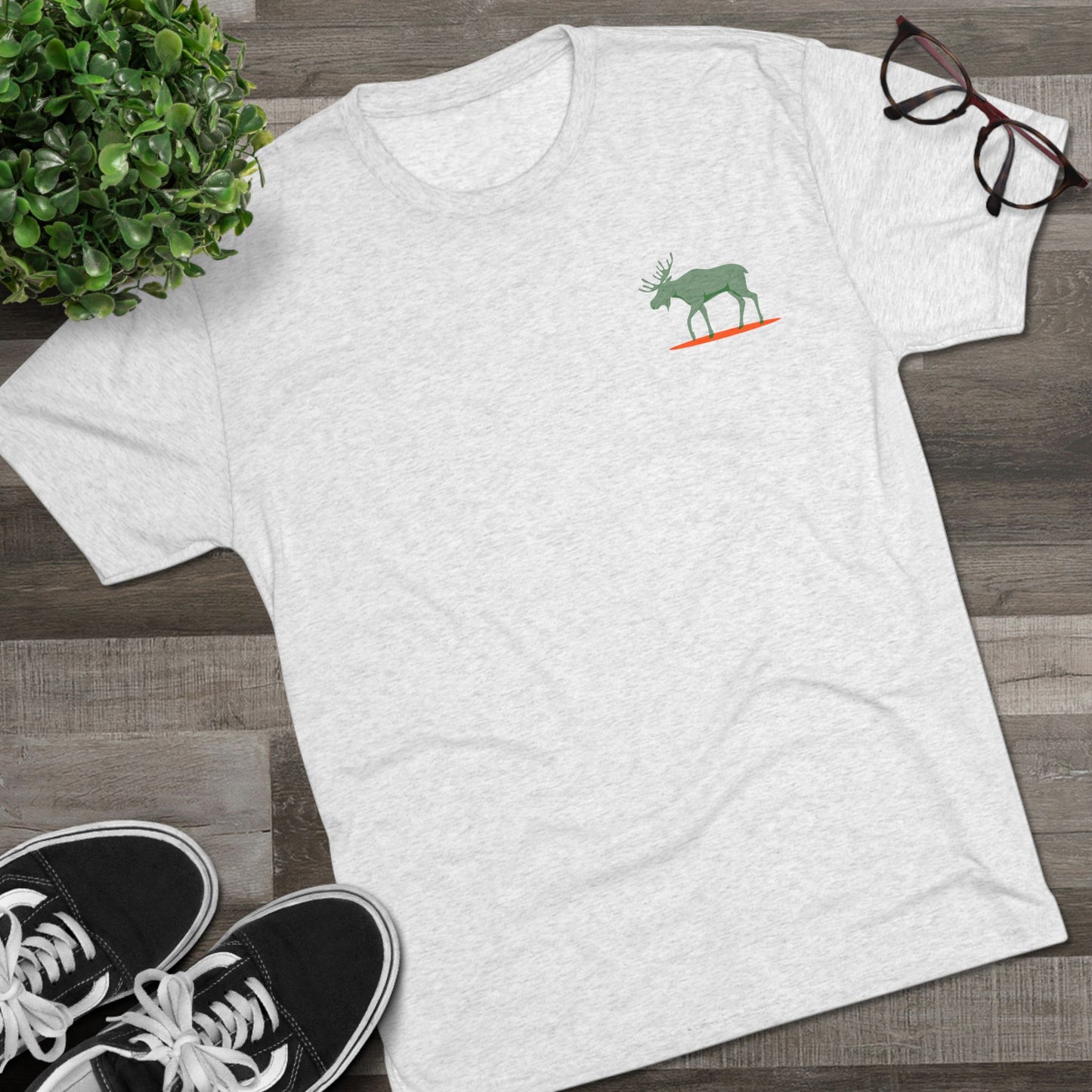 The Horny Moose Graphic T-Shirt | Tri-Blend Crew Tee